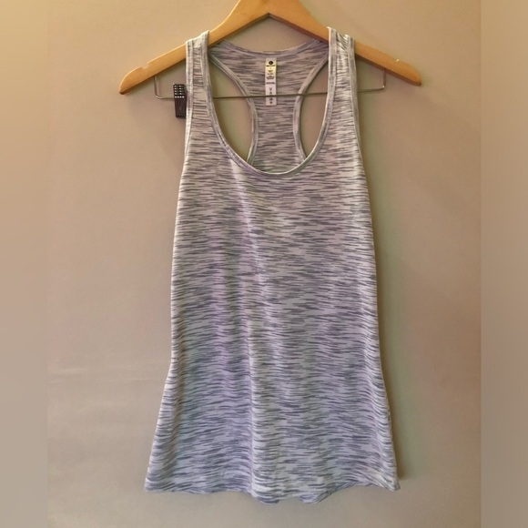 90 Degree By Reflex Tops - 💎 90 Degree | White/Grey Tank Top